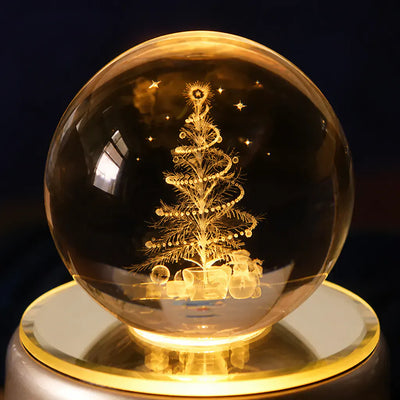 3D Moon Crystal Ball 70MM