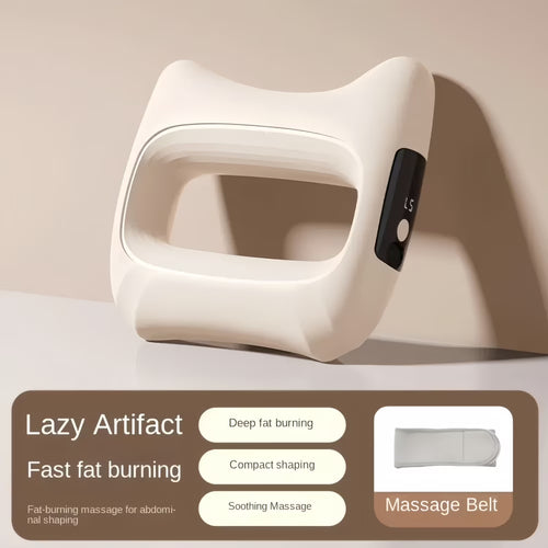 Fascia Flow Ring Multi-functional Vibration Massager with Relaxation Belt - White